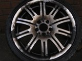 M3 alloy wheel repair with corrosion